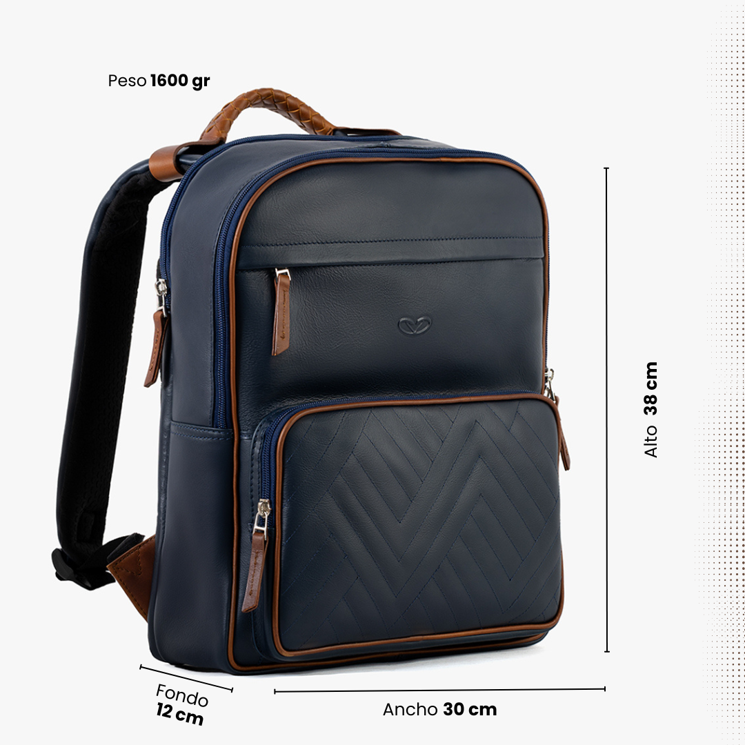 Morral Leticia / Azul-Café